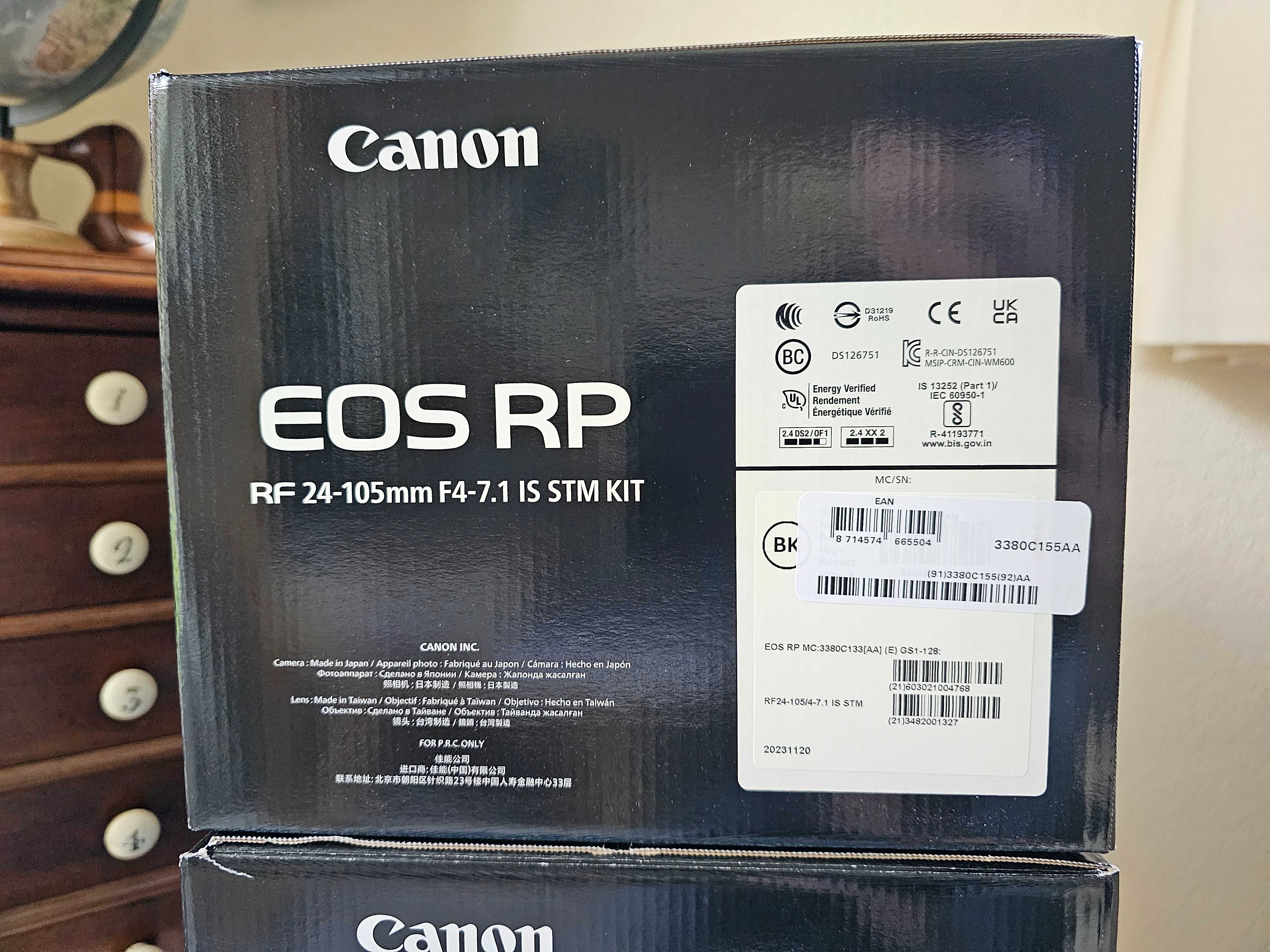 !НОВИЙ! Canon EOS RP з об'єктивом RF 24-105mm повний комплект