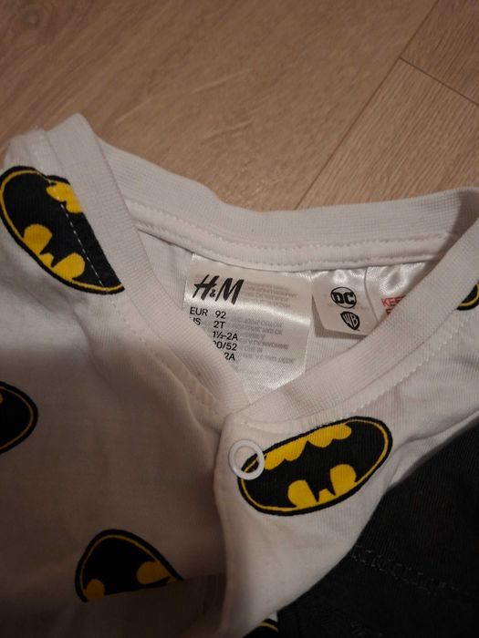Dwa rampersy/piżamki h&m, rozm. 98