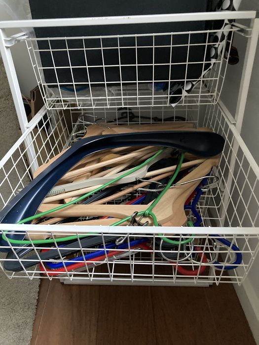 Armario em rede de 4 gavetas, para por dentro do roupeiro ou