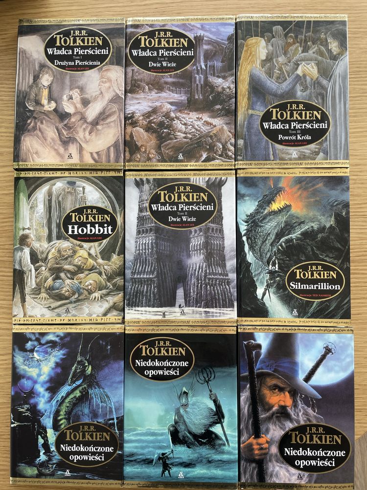 9 x Tolkien kolekcja Amber Hobbit WP NO Silmarillion