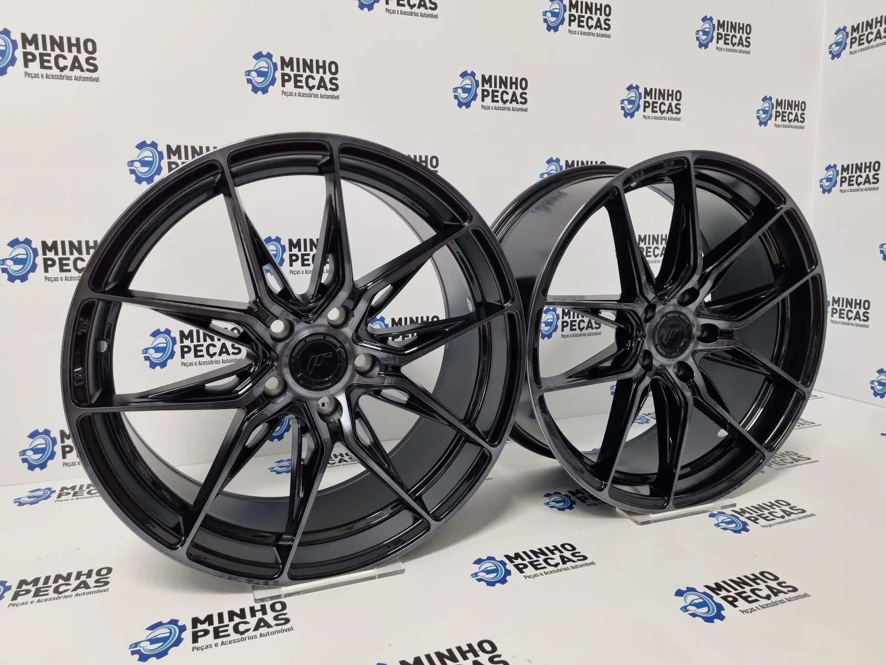 Jantes Japan Racing (JR44) em 18 (5x112) Preto Face Brushed