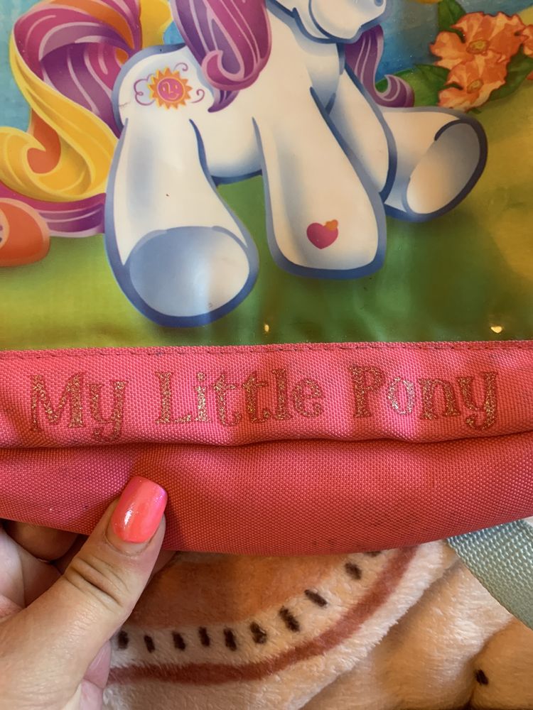 Śliczny y2k plecaczek z My Little Pony różowiutki