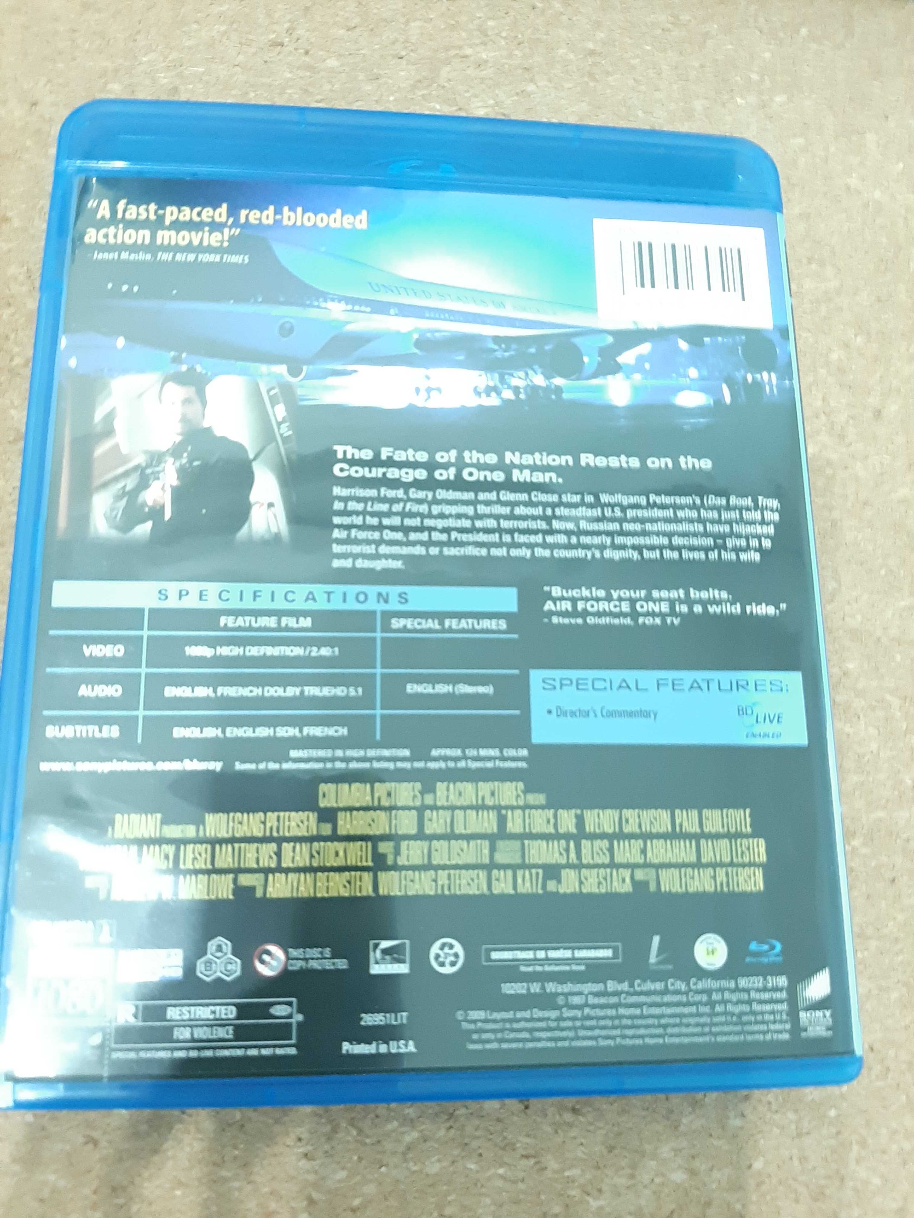 Blu-Ray filme "Air Force One"