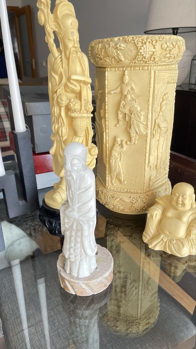 Estatueta de velho Sabio anciao chines