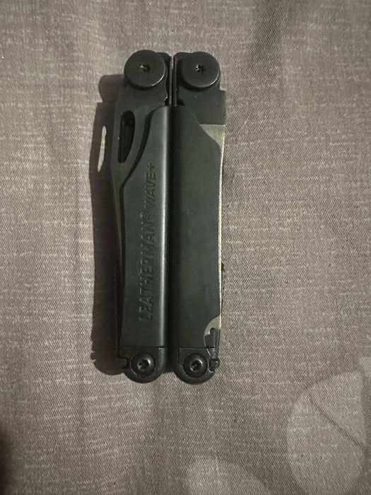 Мультитул Leatherman WAVE PLUS BLACK, синтетический чехол,