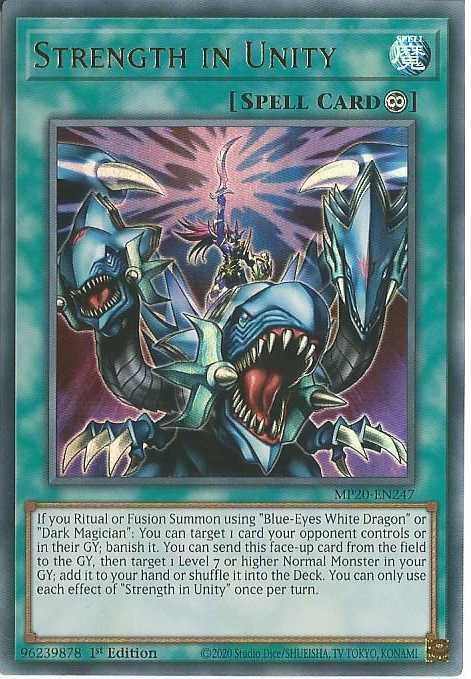 Karta YUGIOH Strength in Unity HOLO