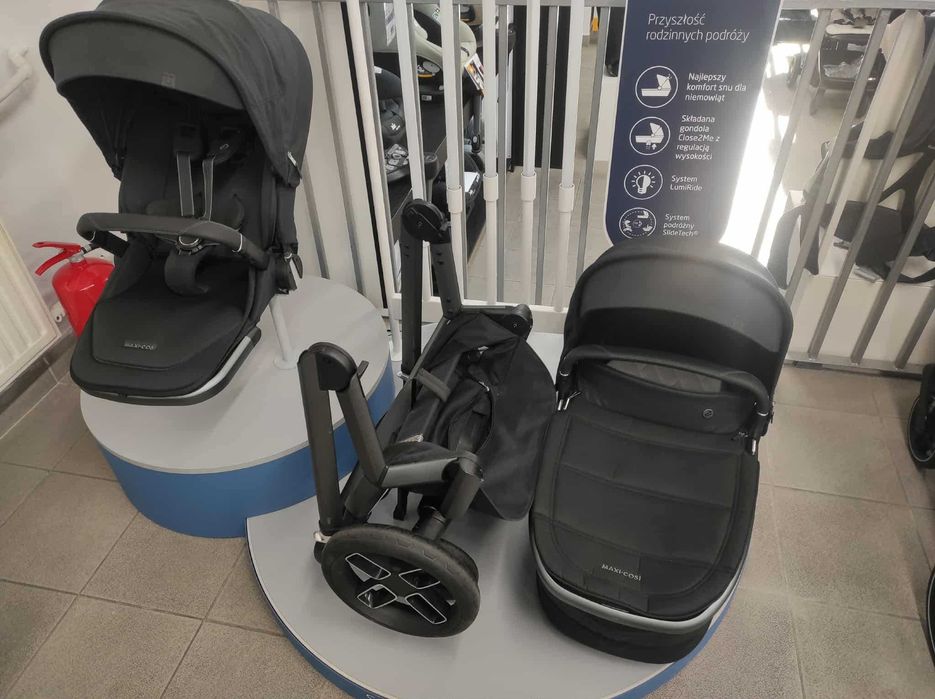 Wózek dziecięcy MAxi Cosi Fame Luxe Twillic Black 2w1 Z EKSPOZYCJI