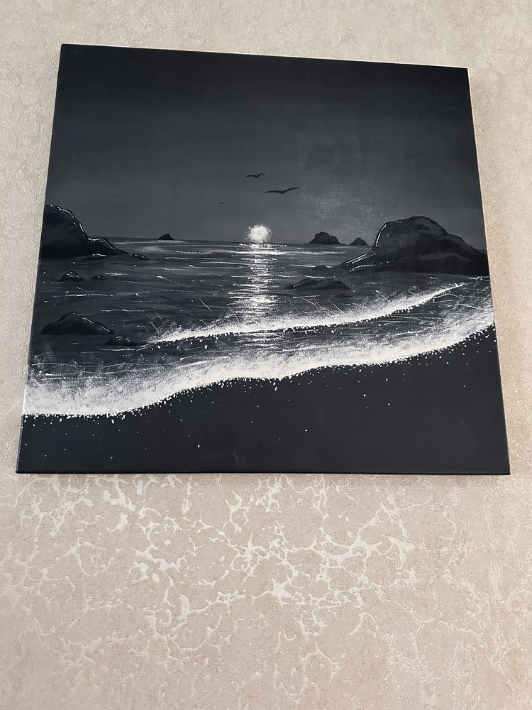 Картина морське місячне сяйво