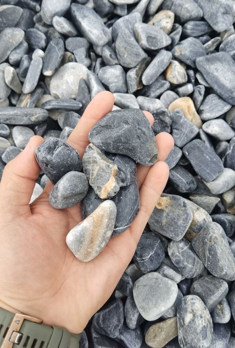 Kamień do ogrodu otoczak ice blue 20-40, 40-60mm TONA!!!