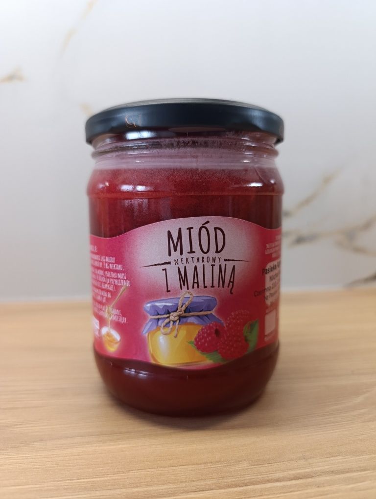 Miód fasolowy z nutą maliny