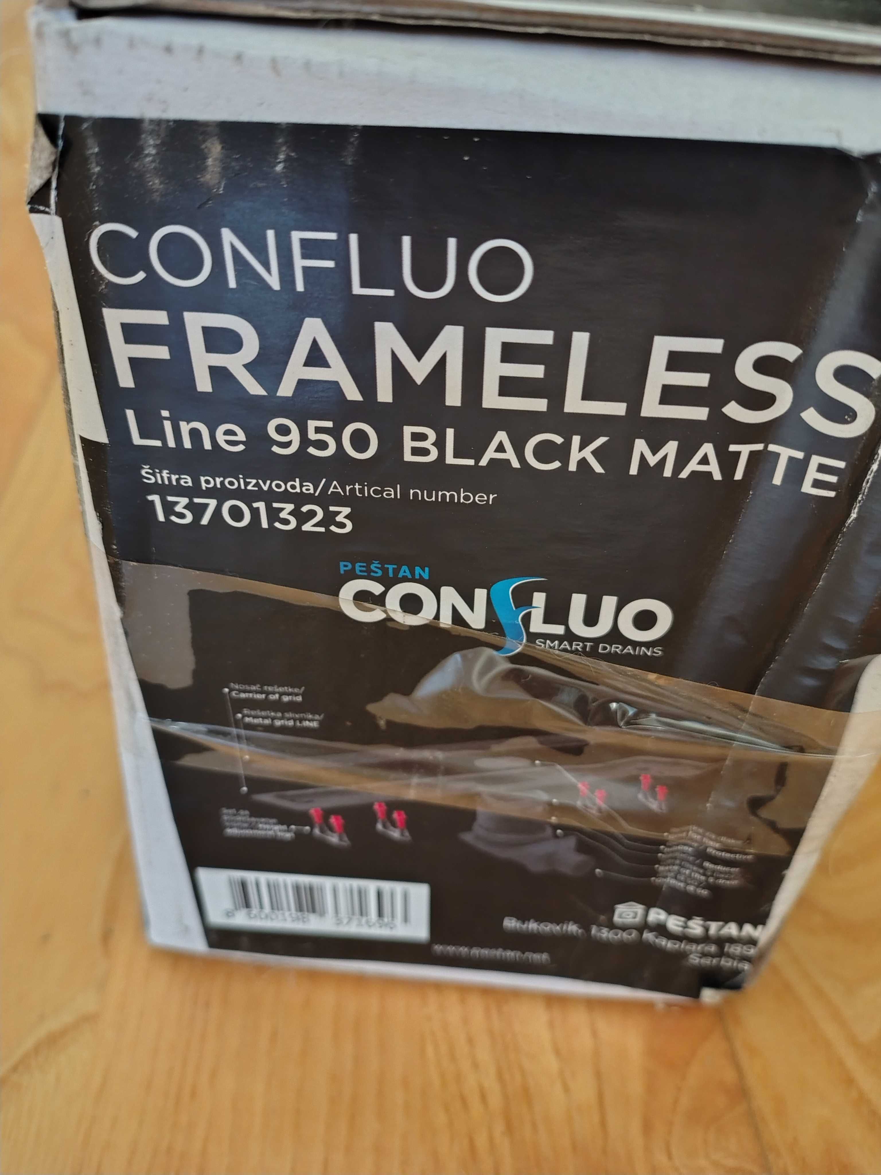 Душовий трап Pestan Frameless Line Matte Black 950 мм, новий.
