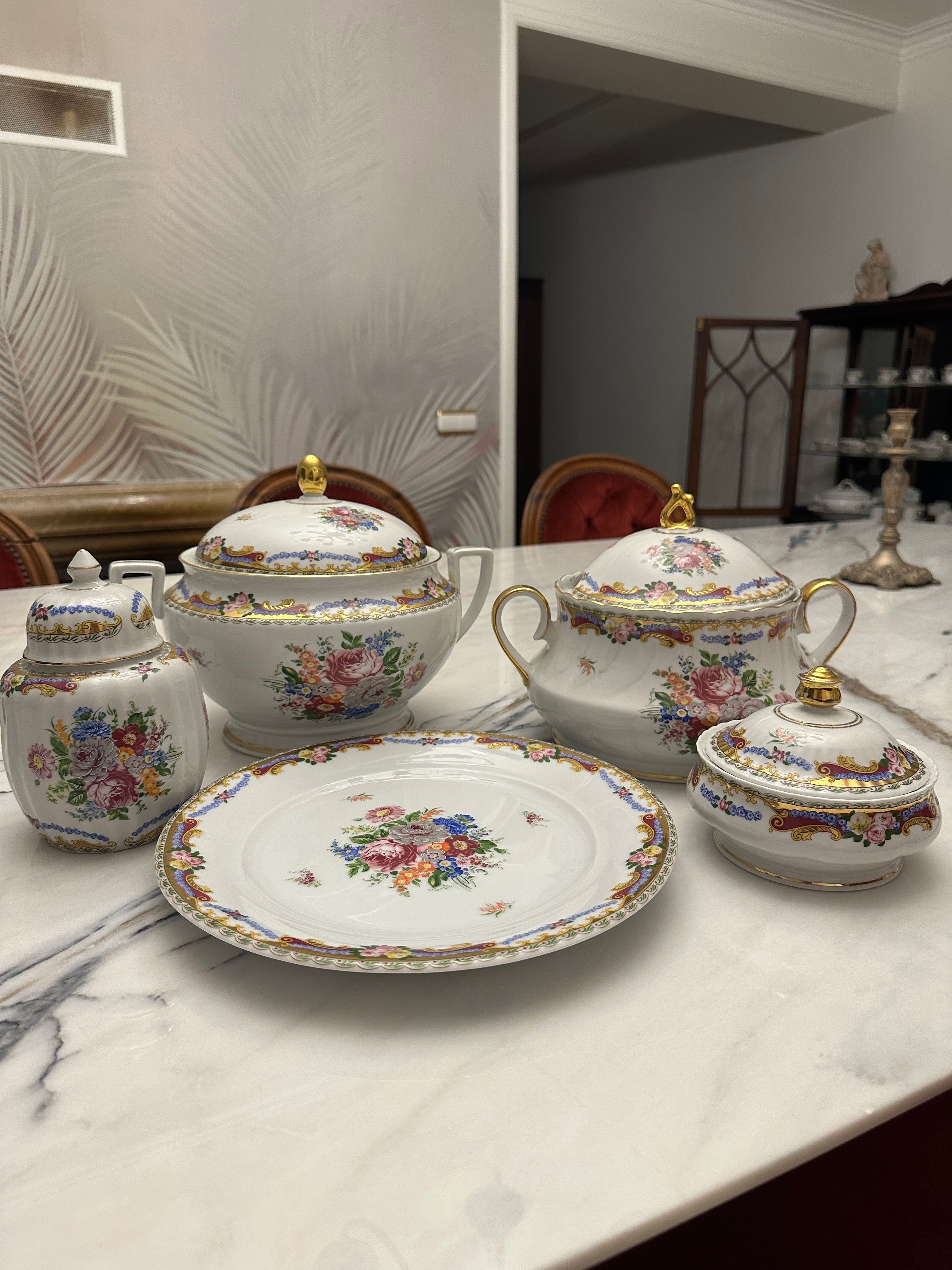 Limoges set de 5 peças