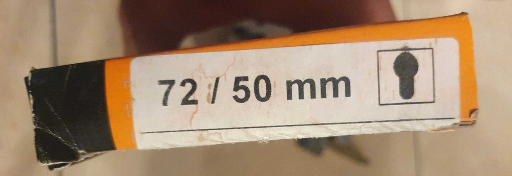 Zamek wpuszczany Z75 DB 72/50