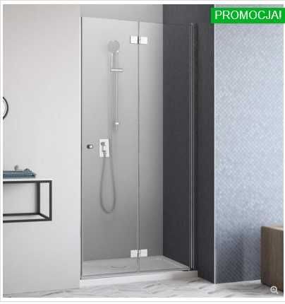 Radaway drzwi wnękowe 100cm chrom kabina prysznicowa