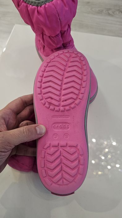 Демісизонні, дитячі сапожки, для дівчинки 33-34 розмір. Оригінал Crocs