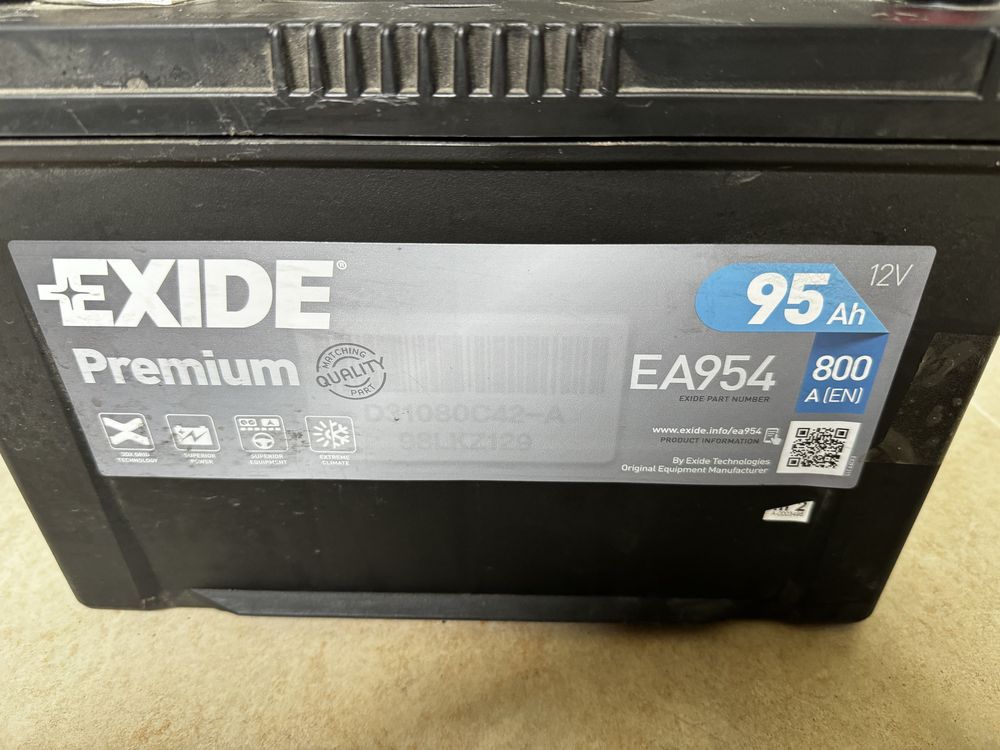 Акумулятор Exide 95 Ah 800 A стан нового