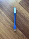 Silikonowa lampka do komputera na usb niebieska