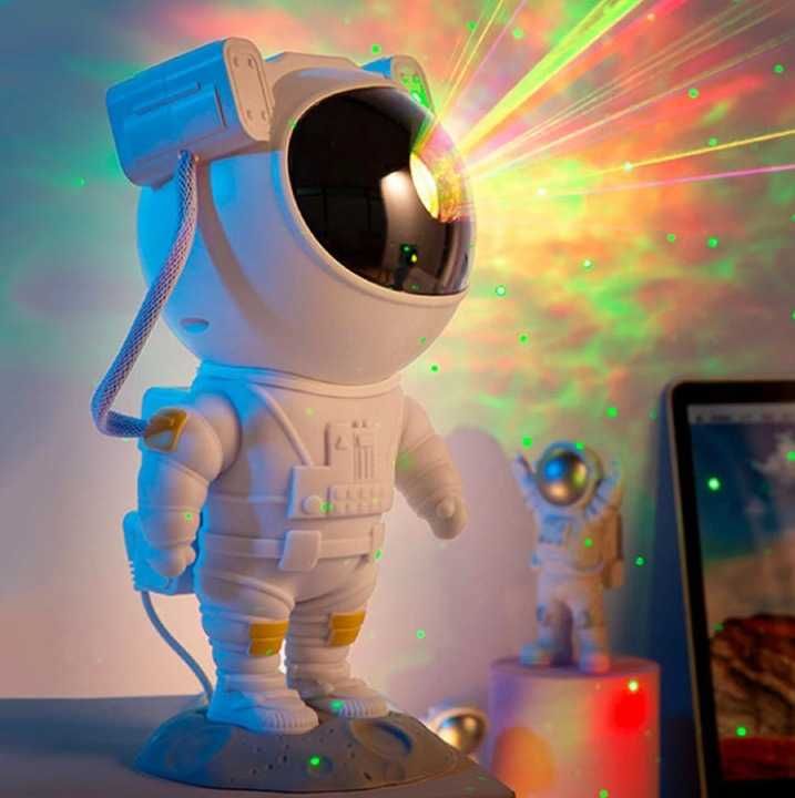 XO Projektor Gwiazd Galaktyk LED Lampka Nocna Astronauta z Pilotem Wwa