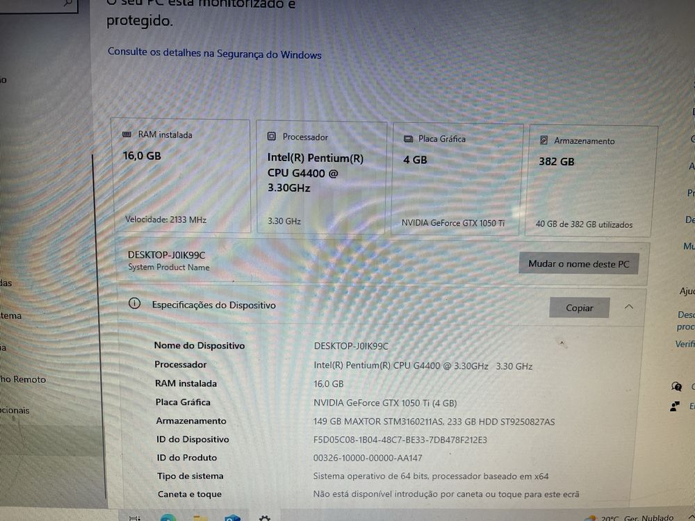 Pc entrada gaming