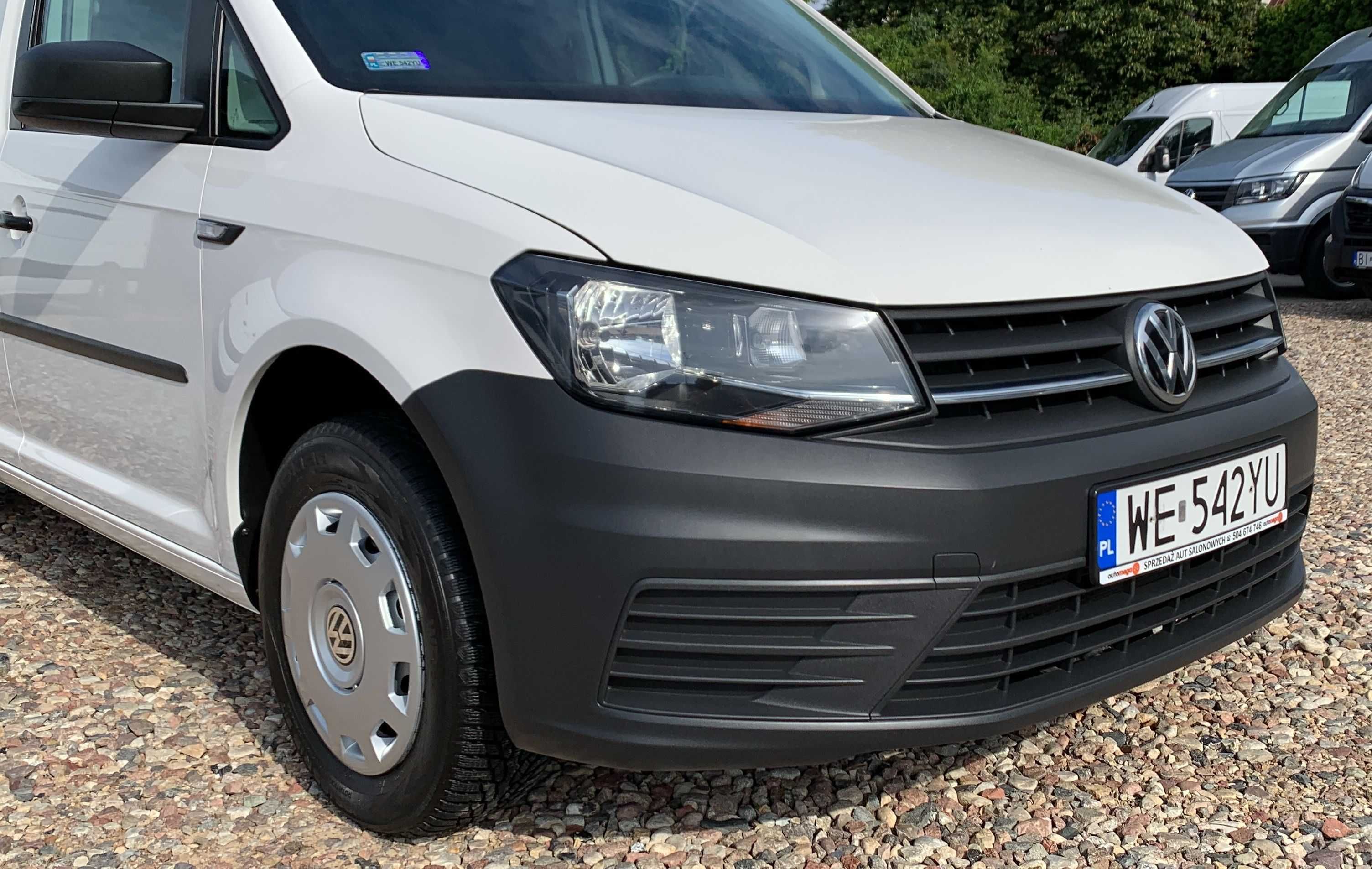 VW Caddy 2.0 TDI 102KM Salon PL Jeden Właściciel Serwis ASO Jak Nowy!
