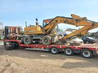 Koparka kołowa kołowka Cat Liebherr A 900 C system 3d unicontrol