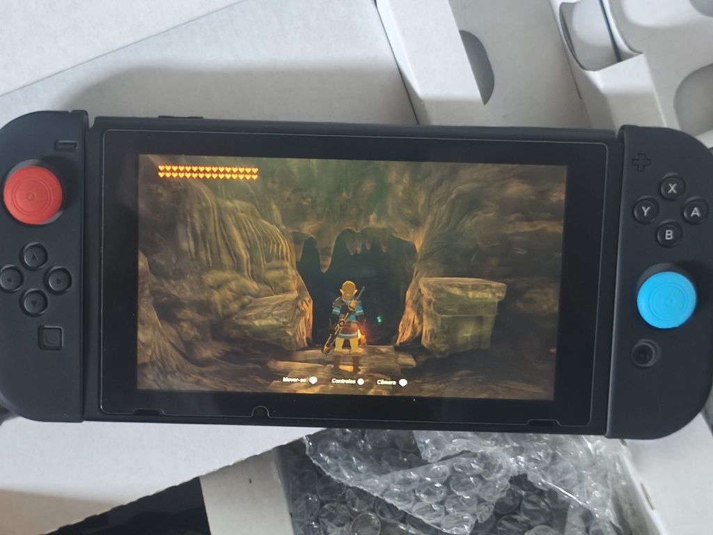 Nintendo switch v2 desbloqueada como nova