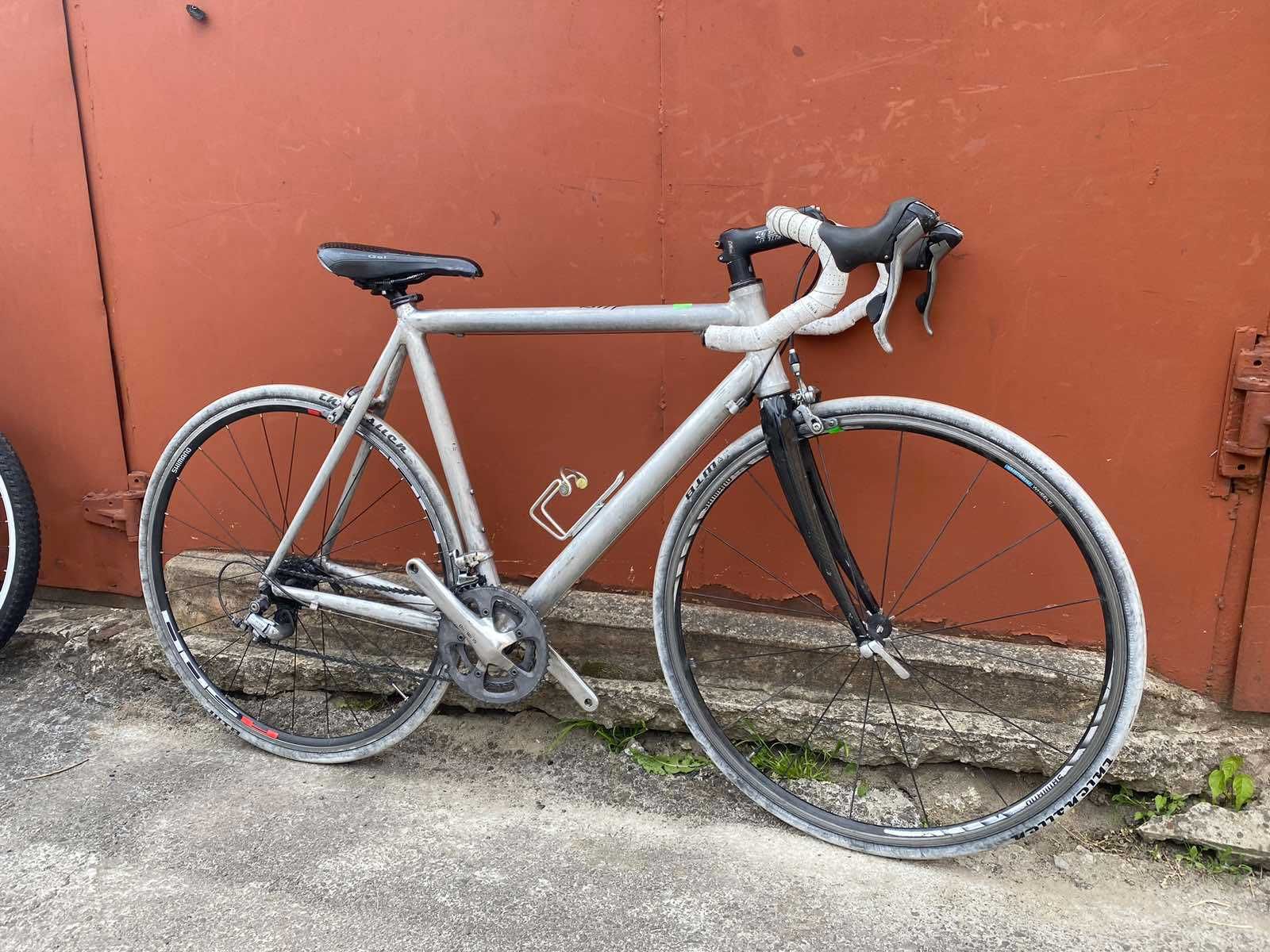 Шосейний велосипед під покраску ситема Shimano 105 2*10 вилка карбон