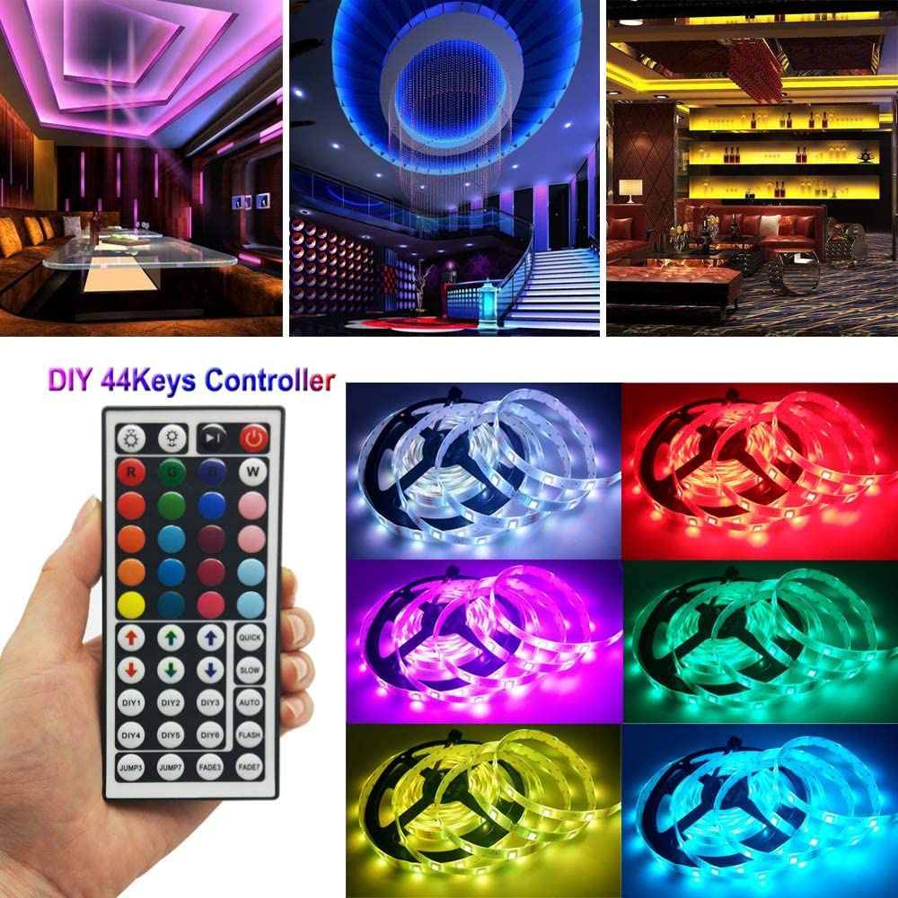 Fita led 3528/5050 RGB combo 12v/24v 10 metros SELADO