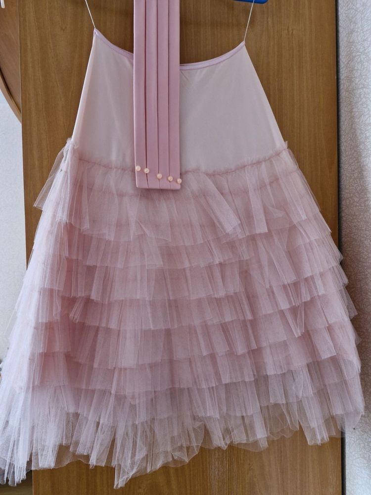 Випускна сукня, святкове рожеве плаття, на випускний вбрання