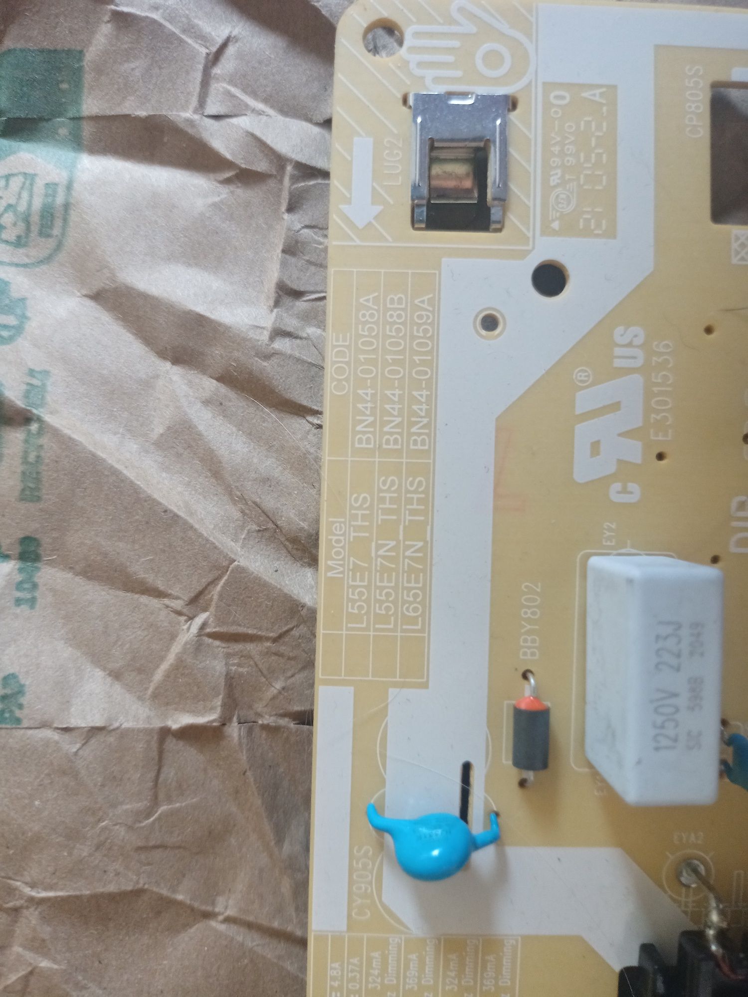 Fonte alimentação Samsung qled