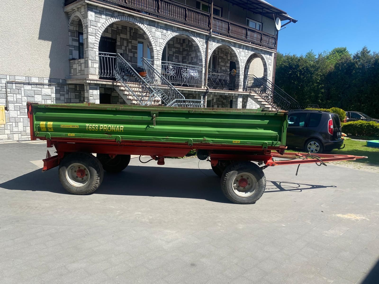 Przyczepa PRONAR T653 / Ładowność 4 tony