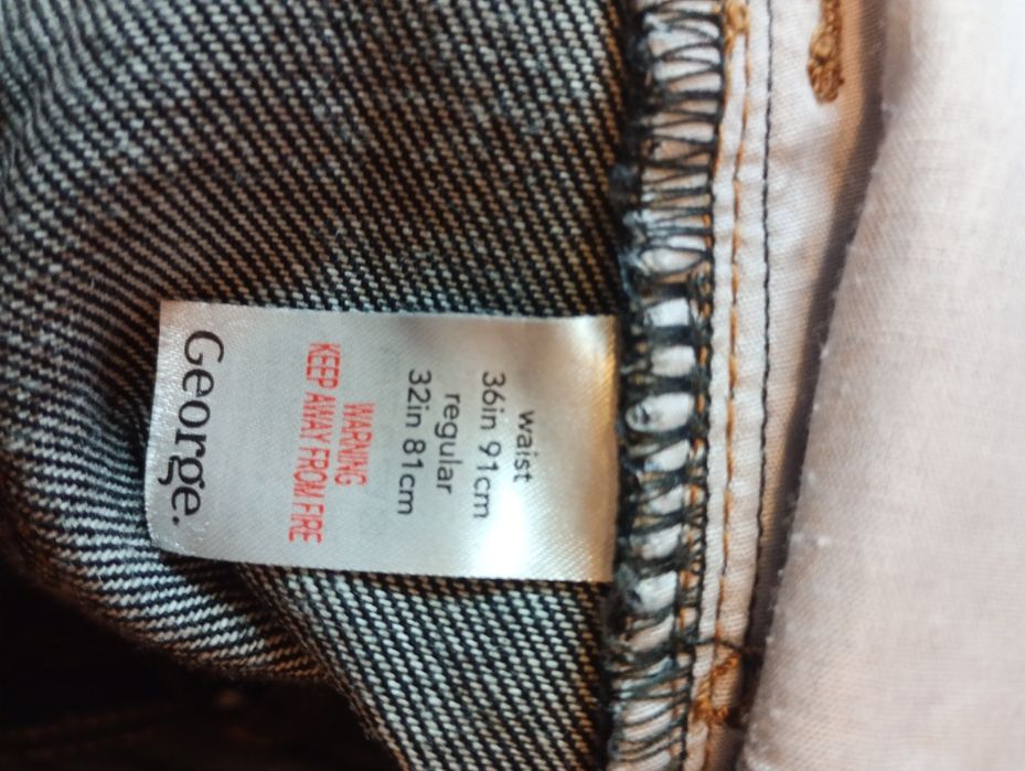 Spodnie jeansowe męskie 36/32