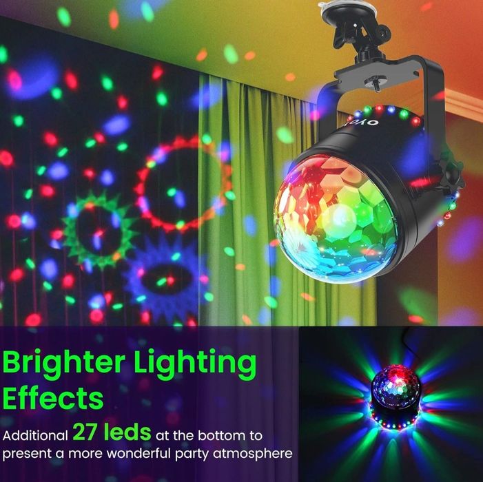 Kula dyskotekowa TnYoYo 30 LED z pilotem