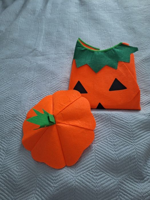 Strój dyni hallowen czapka + strój