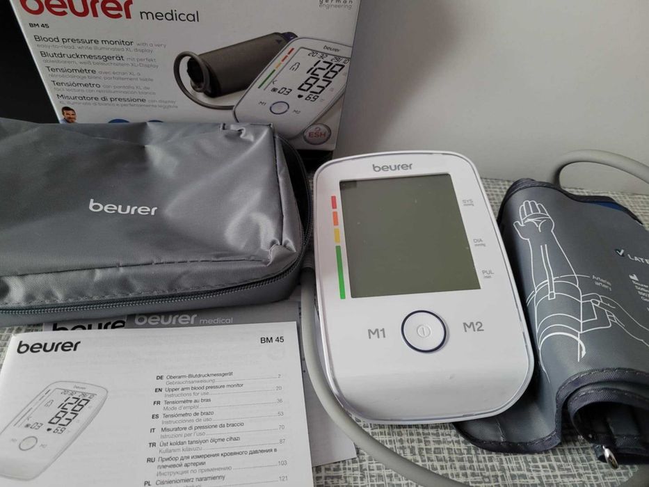Ciśnieniomierz Beuer BM 45 wykrywanie arytmii