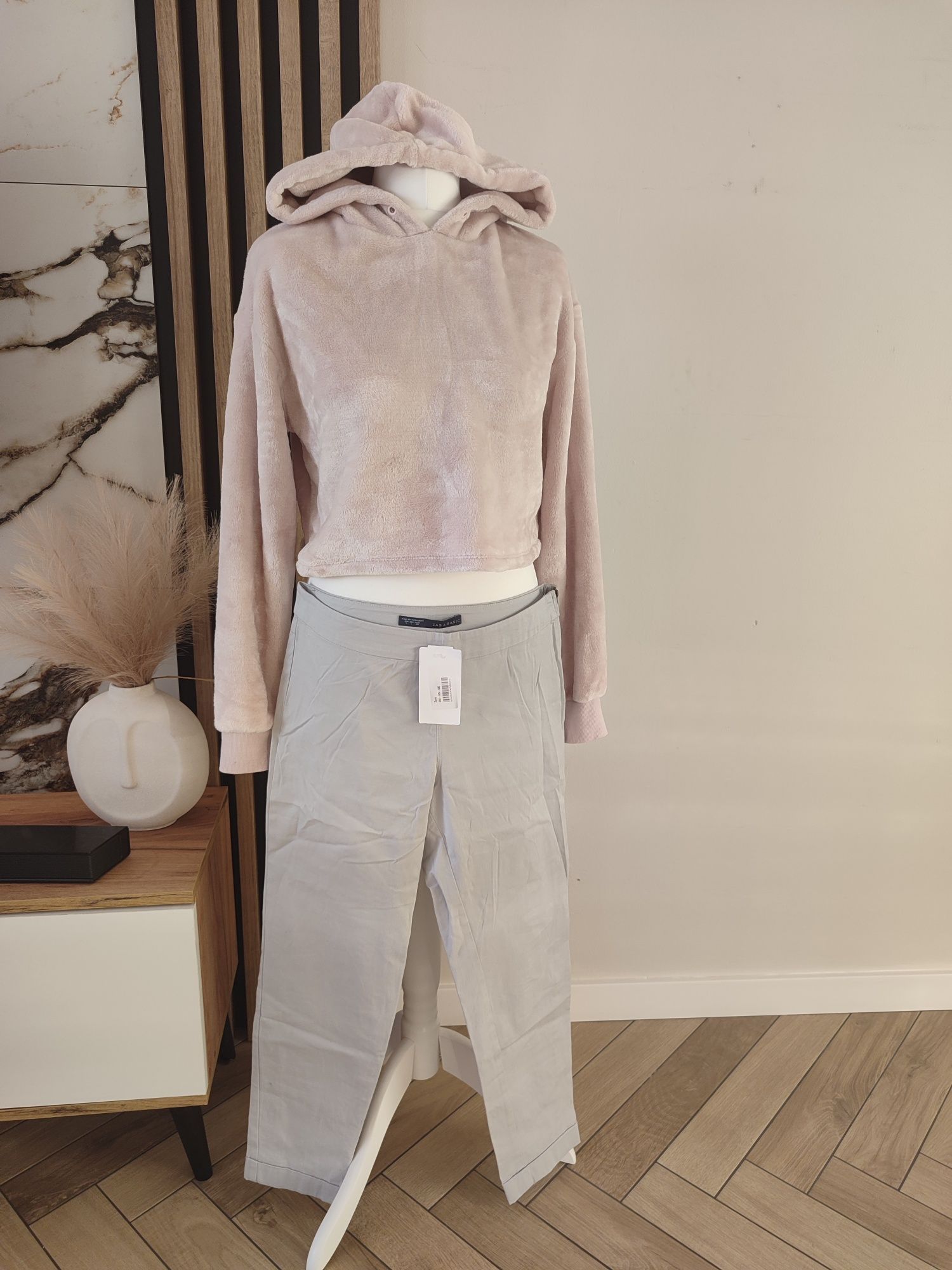 Spodnie Zara Basic  eleganckie 38 L z metką nowe