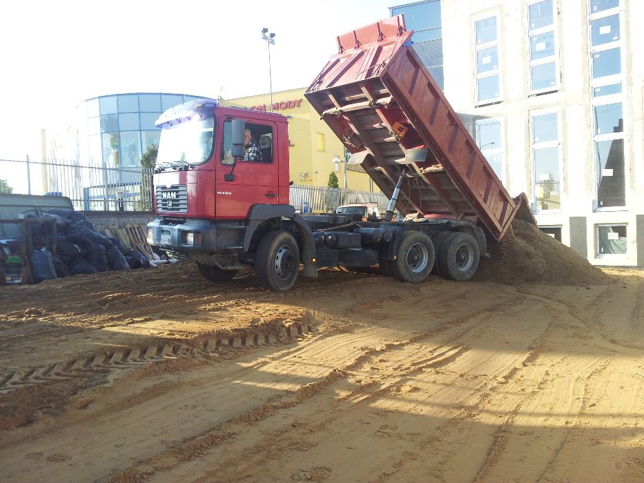 Ziemia ogrodowa Humus Zwir Piasek Gruz Tłuczeń Osiewka Beton Kruszywa