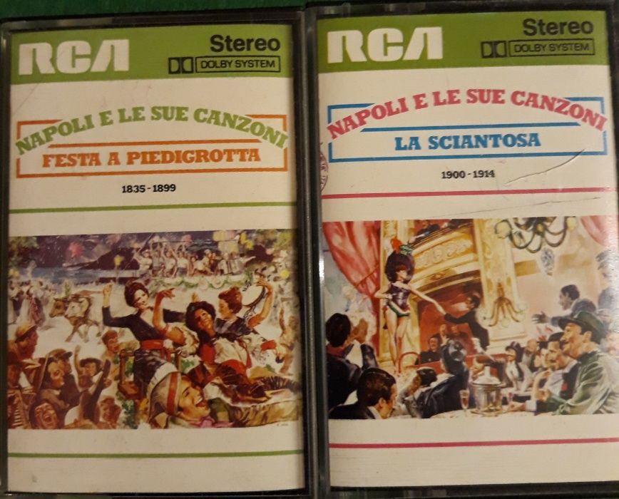 Cassetes musica Italiana antiga