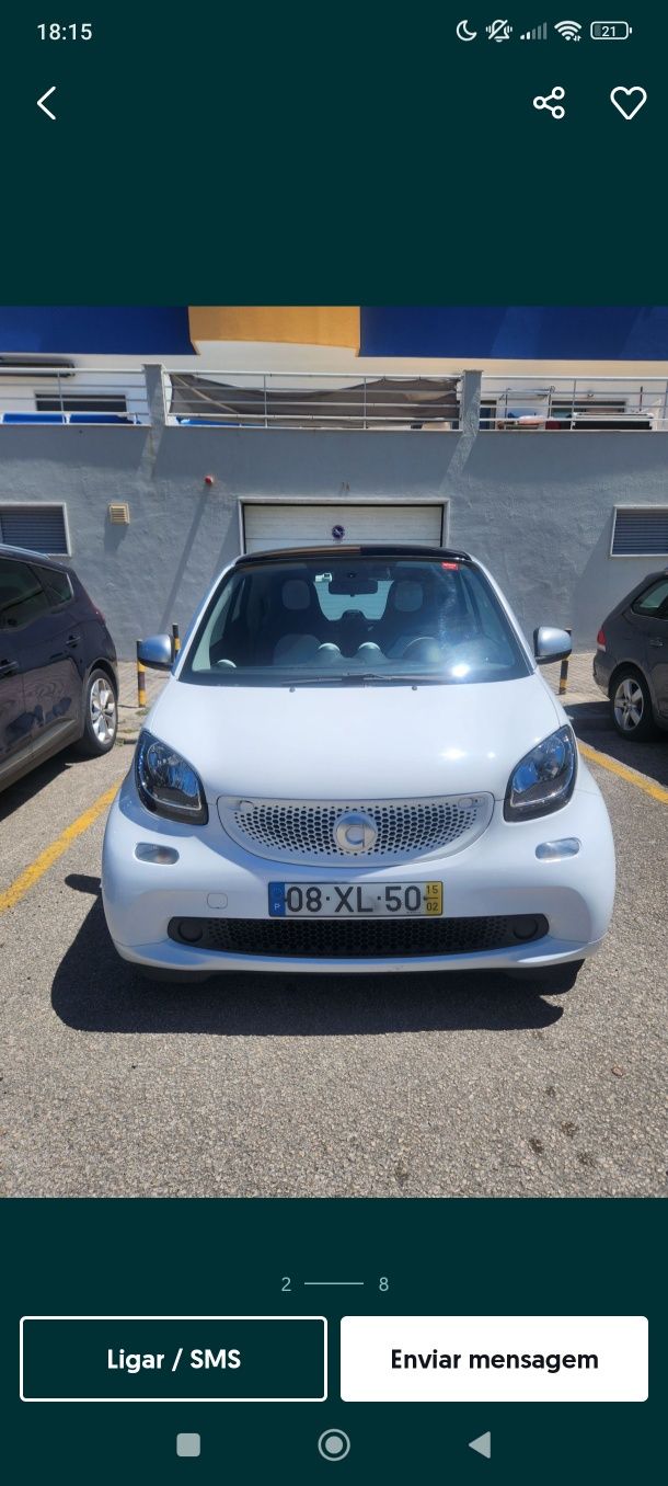 Smart Fortwo só 67.000 km impecável