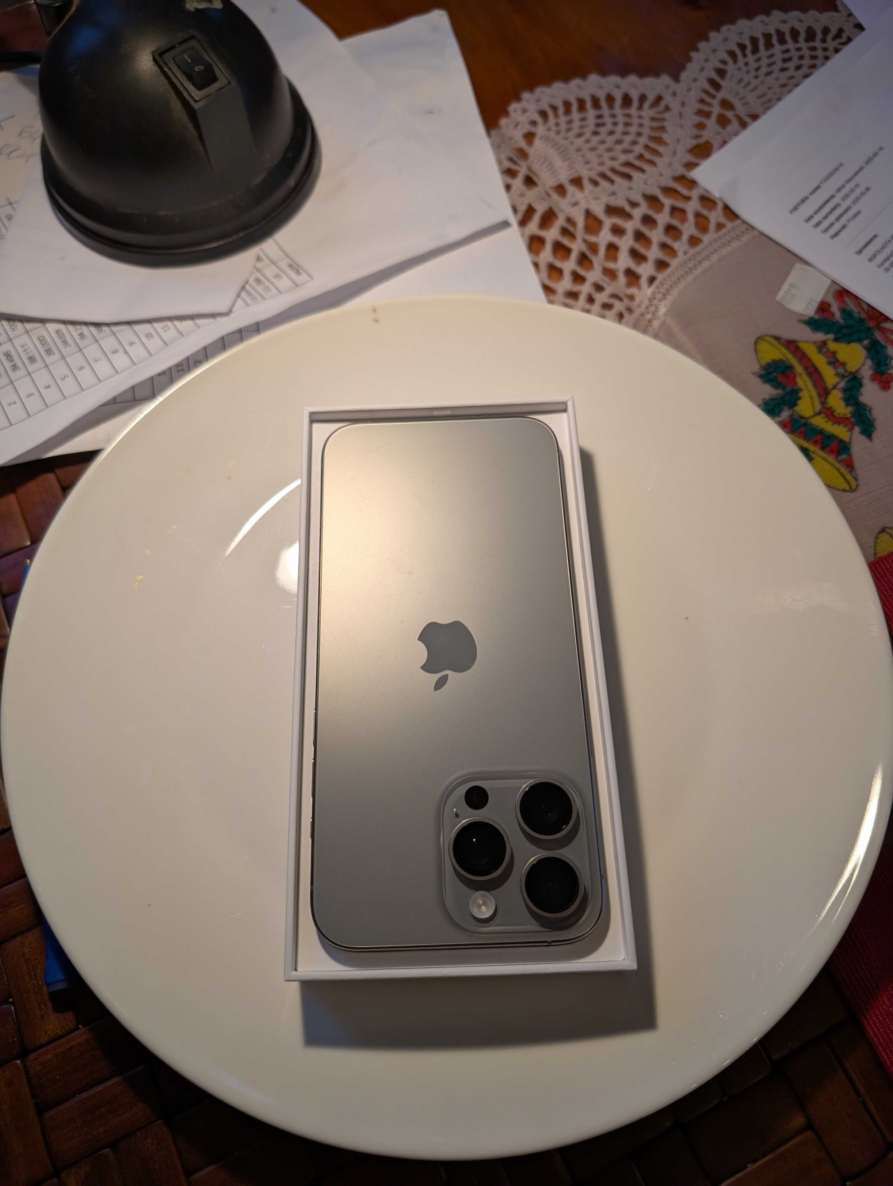 iPhone 15 pro max 256 Gb nowy gwar 6 razy ładowany