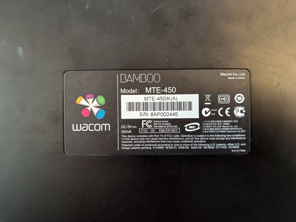 Tablet graficzny Wacom MTE-450