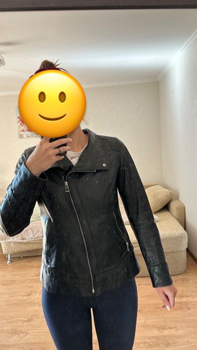 Куртка із натуральної шкіри весна-осінь