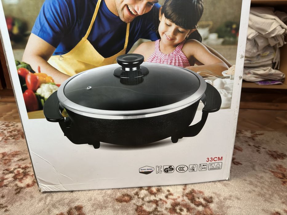 Електро сковорідка + гриль. Набір