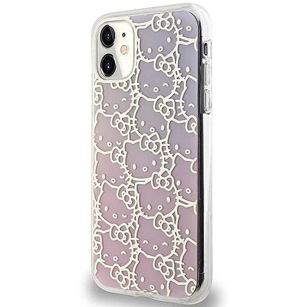 Etui Hello Kitty Iml Gradient Electrop Crowded Kitty Head na iPhone 11