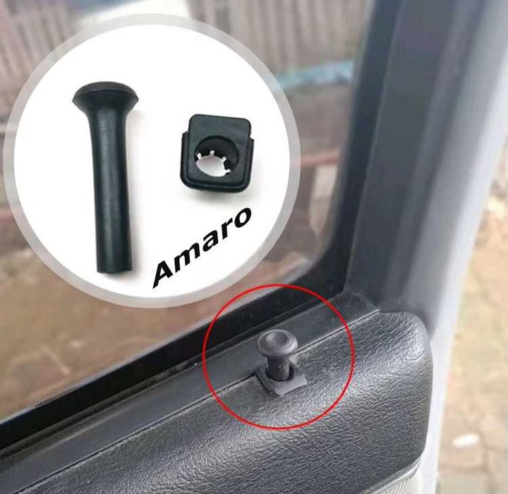 5 Encaixes/Roscas/Pins Trancas de Porta Volkswagen Golf MK2, MK3|NOVAS