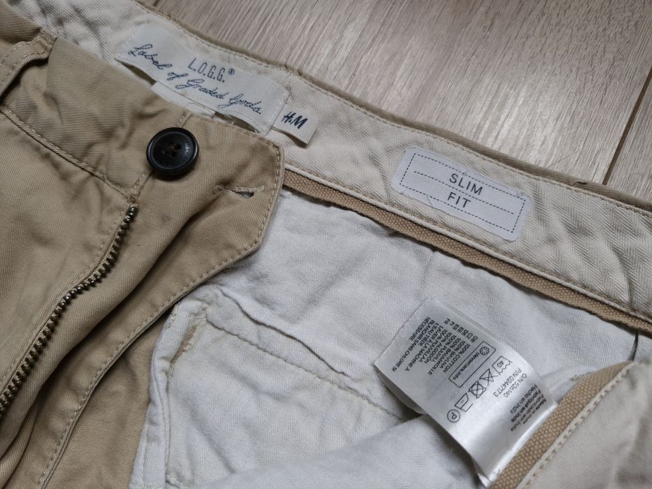 Spodnie ** HM  * Ładne , jasne , ! 32/32