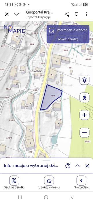 Działka budowlana Góry Sowie Sokolec