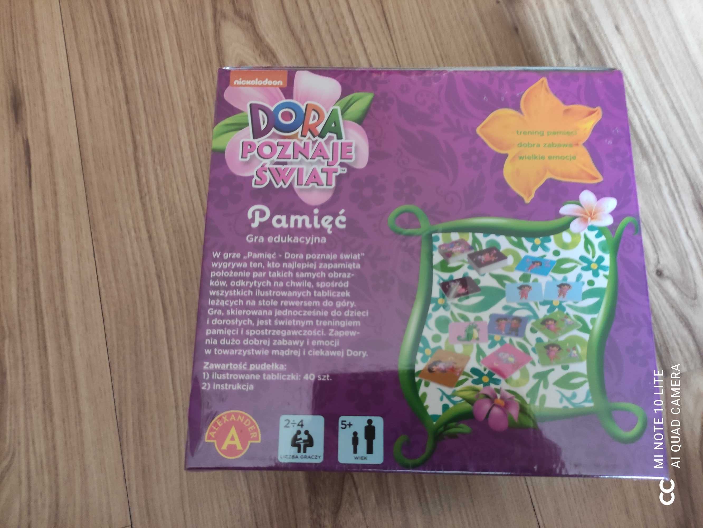 Gra w pamięć Dora poznaje Świat