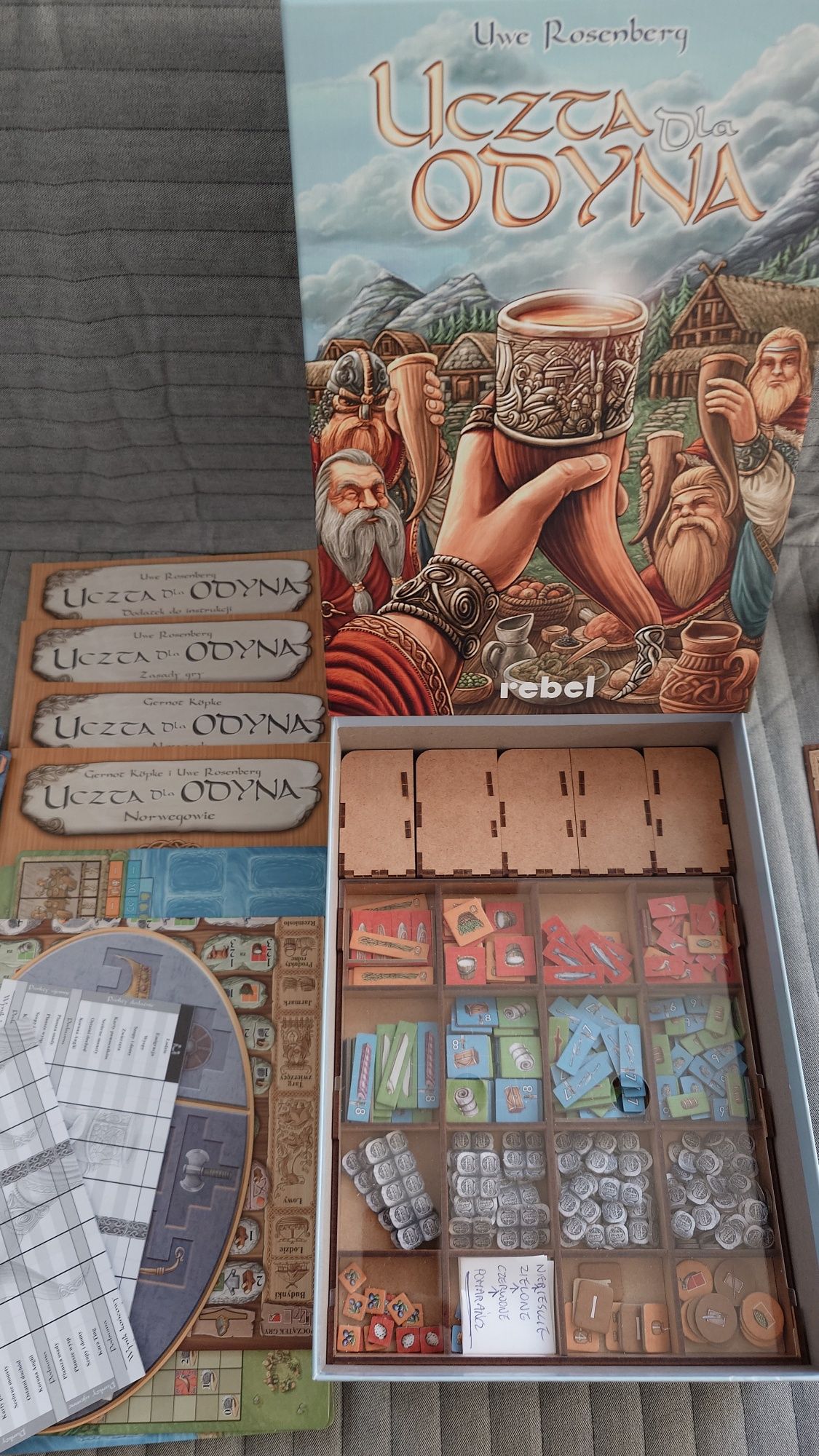 Uczta dla Odyna + Norwegowie + insert reDrewno - gra planszowa