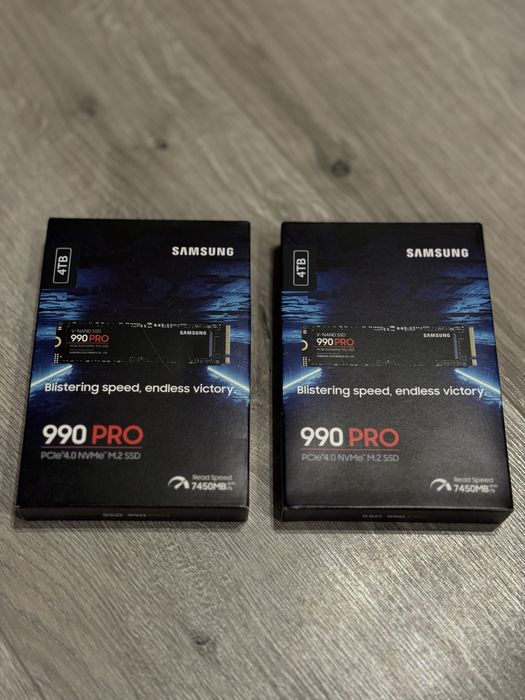 Samsung 990 pro 4TB x2